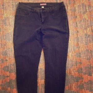 Black (gray wash) skinny jean